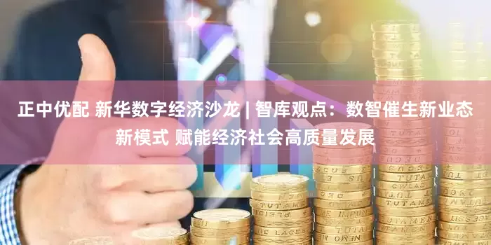正中优配 新华数字经济沙龙 | 智库观点：数智催生新业态新模式 赋能经济社会高质量发展