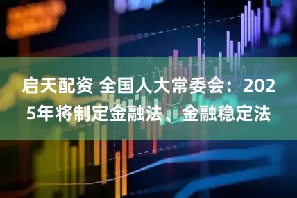 启天配资 全国人大常委会：2025年将制定金融法、金融稳定法